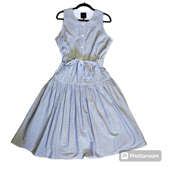 Alex Marie Dresses & Skirts - Alex Marie Striped Midi Dress Size 14